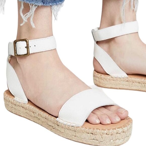 NWOB Soludos Cadiz Ankle Strap Platform Sandal - Picture 1 of 8